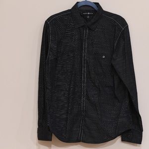Beverly Hills Polo Club Black/White Button-Down